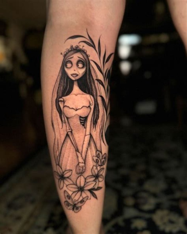 Unveil The Enchanting Allure Of Corpse Bride Tattoos: Unveiling Symbolism And Styles